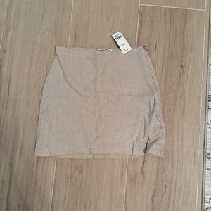 A&F linen mini skirt
